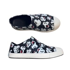 Native Shoes Jefferson Disney Black Mickey Mouse Slip On Shoes Size 8 W / 6‎ M